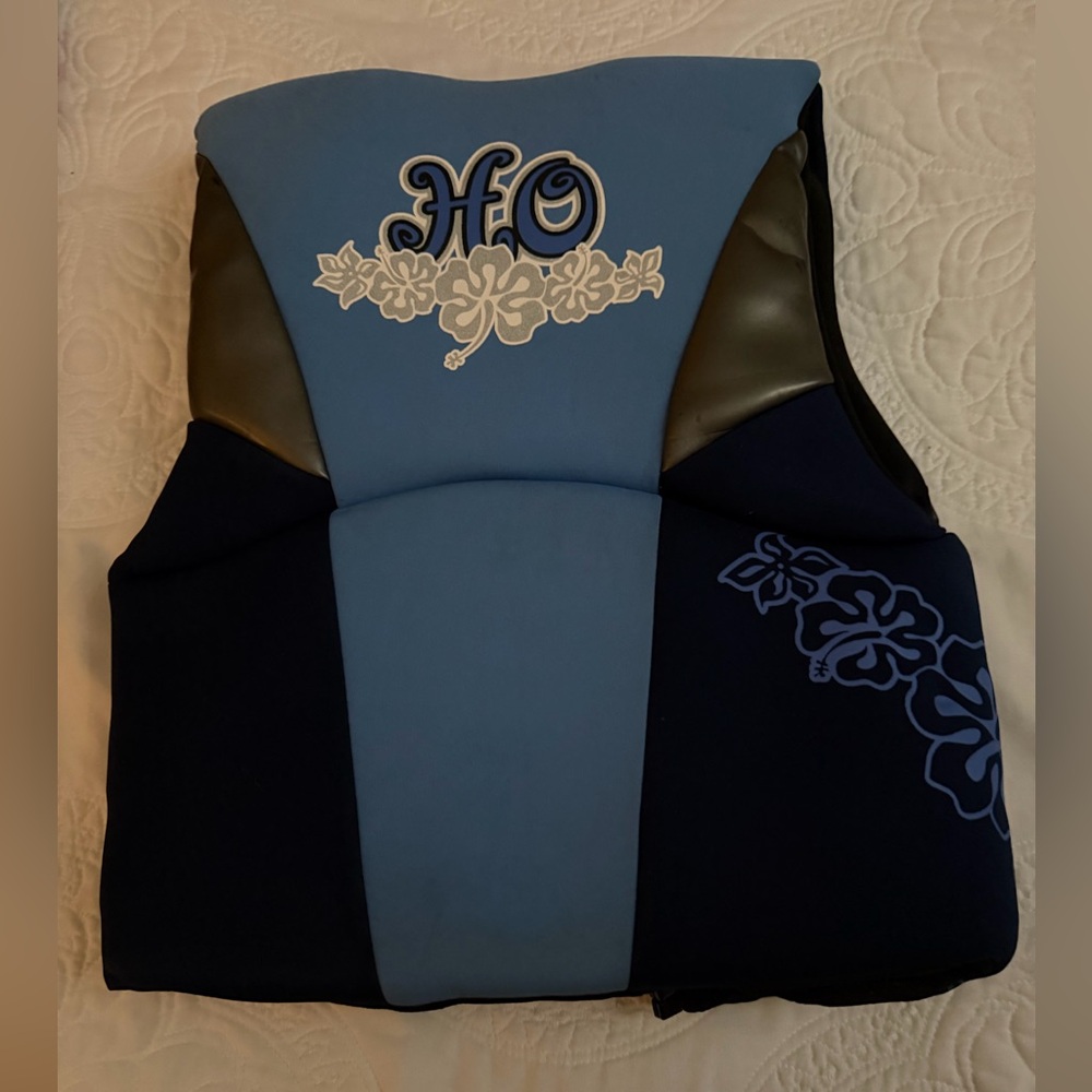H20 Skis Navy Blue Life Jacket Vest.x-small - Picture 3 of 5